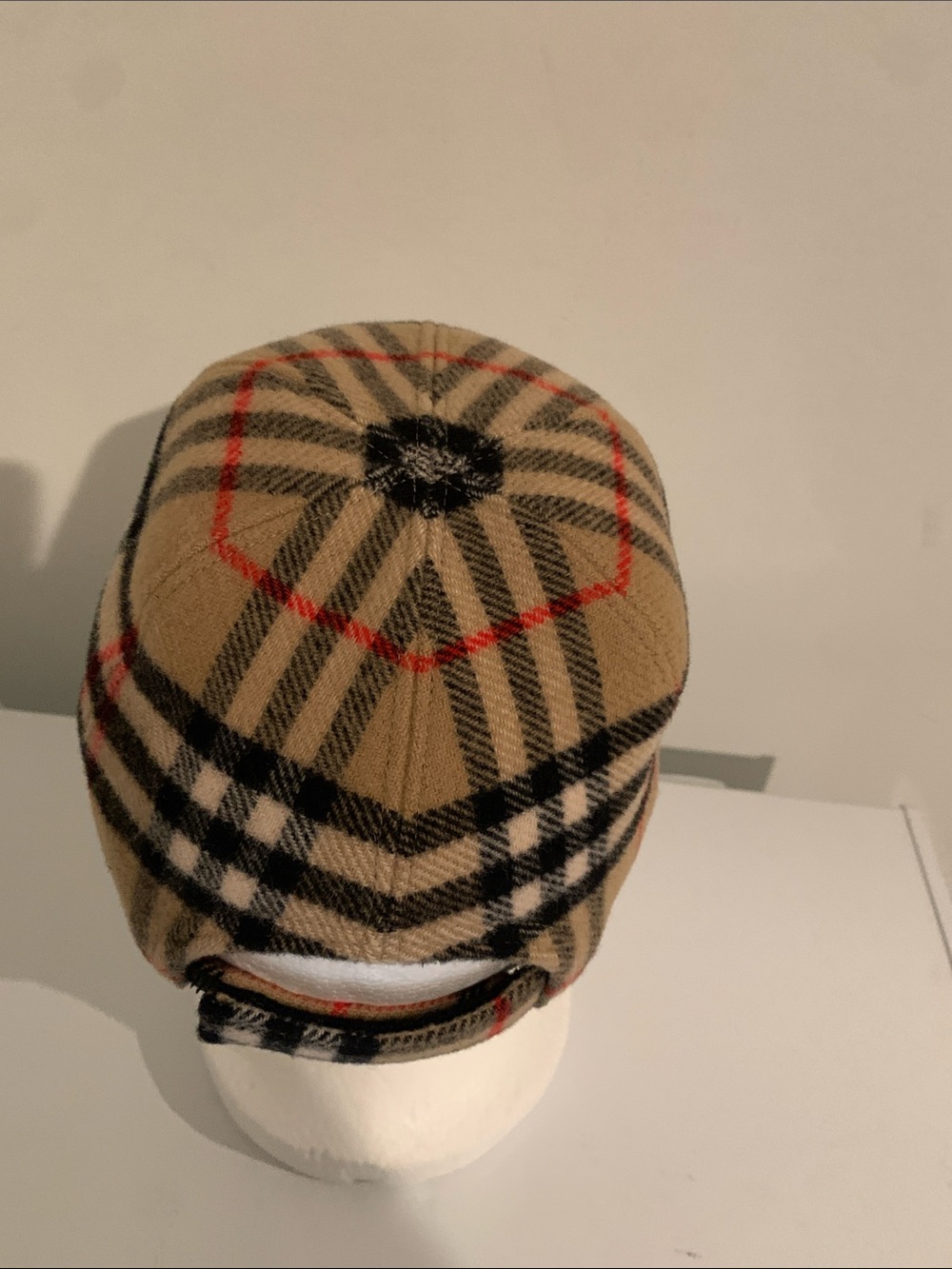 Burberry Classic Plaid Baseball Cap - Tan Plaid - Picture 2 of 3